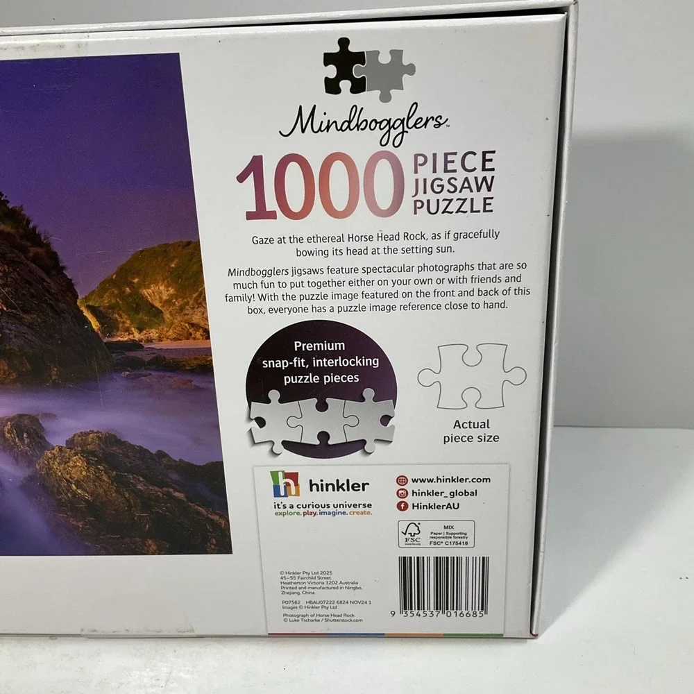 1000 Piece Mind boggles Jigsaw Puzzle Horse head Rock Australia‎ New In Box